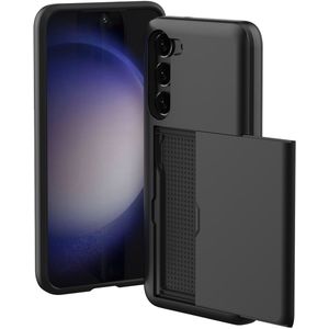 iMoshion Backcover met pasjeshouder voor de Samsung Galaxy S23 Plus - Zwart