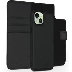 Accezz Premium Leather 2 in 1 Wallet Bookcase voor de iPhone 15 Plus - Zwart