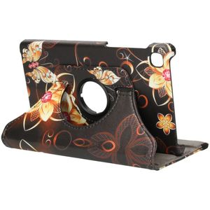 iMoshion 360° Draaibare Design Bookcase voor de Galaxy Tab A7 Lite - Butterfly Flower
