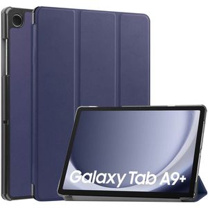 iMoshion Trifold Bookcase voor de Samsung Galaxy Tab A9 Plus - Donkerblauw