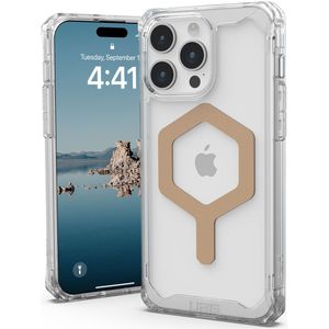 UAG Plyo Backcover Magsafe voor de iPhone 15 Pro Max - Ice / Goud