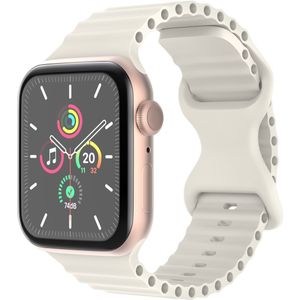 imoshion Athletic siliconenbandje voor de Apple Watch Series 1 t/m 10 / SE / Ultra (2) (44/45/46/49 mm) - Sterrenlicht