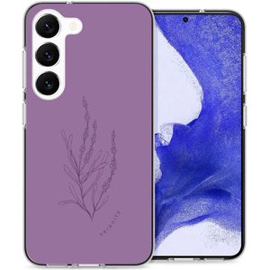 iMoshion Design hoesje voor de Samsung Galaxy S23 Plus - Floral Purple