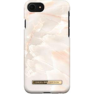 iDeal of Sweden Fashion Backcover voor de iPhone SE (2022 / 2020) / 8 / 7 / 6(s) - Rose Pearl Marble