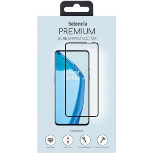 Selencia Gehard Glas Premium Screenprotector voor de OnePlus 9 - Zwart
