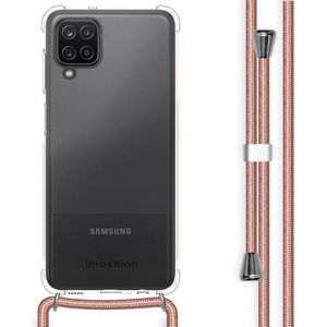 iMoshion Backcover met koord voor de Samsung Galaxy A12 - Rosé Goud
