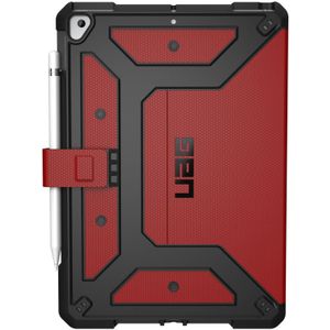 UAG Metropolis Bookcase voor iPad 9 (2021) 10.2 inch / iPad 8 (2020) 10.2 inch / iPad 7 (2019) 10.2 inch - Rood