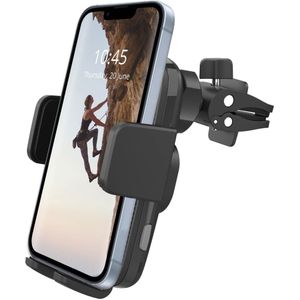 Accezz Telefoonhouder auto voor de Samsung Galaxy S8 - Draadloze oplader - Ventilatierooster - Zwart