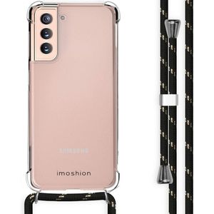 iMoshion Backcover met koord voor de Samsung Galaxy S21 - Zwart Goud