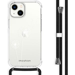 imoshion Design hoesje met koord voor de iPhone 14 - Paardenbloem - Wit