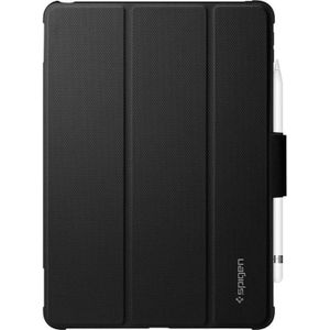 Spigen Rugged Armor Pro Bookcase voor de iPad 9 (2021) 10.2 inch / iPad 8 (2020) 10.2 inch / iPad 7 (2019) 10.2 inch - Zwart