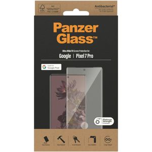 PanzerGlass Ultra-Wide Fit Anti-Bacterial Screenprotector incl. applicator voor de Google Pixel 7 Pro