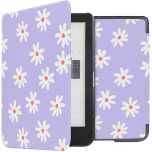 iMoshion Design Slim Hard Case Sleepcover voor de Kobo Clara HD - Flowers Distance