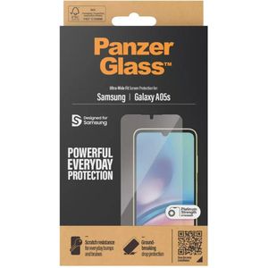 PanzerGlass Ultra-Wide Fit Anti-Bacterial Screenprotector voor de Samsung Galaxy A05s
