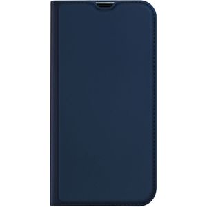 Dux Ducis Slim Softcase Bookcase voor de iPhone 14 Pro - Donkerblauw