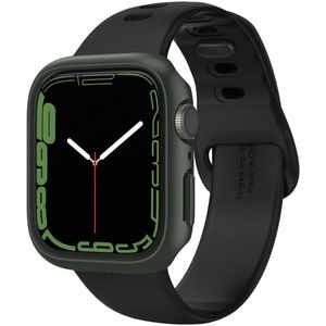 Spigen Thin Fit™ Case voor de Apple Watch Series 7 / 8 / 9 - 45 mm - Groen