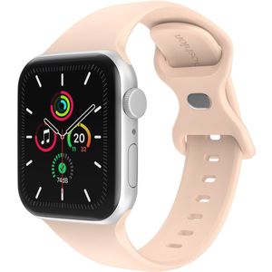 iMoshion Siliconen⁺ bandje voor de Apple Watch Series 1-9 / SE / Ultra (2) - 42/44/45/49 mm - Sand Pink - Maat M/L