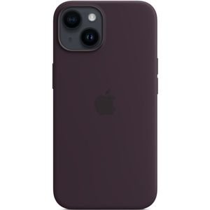 Apple Silicone Backcover MagSafe voor de iPhone 14 - Elderberry