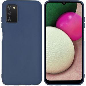 iMoshion Color Backcover voor de Samsung Galaxy A03s - Donkerblauw