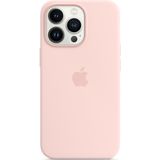 Apple Silicone Backcover MagSafe voor de iPhone 13 Pro Max - Chalk Pink