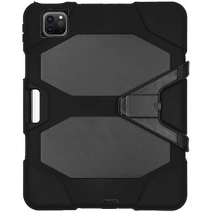 Extreme Protection Army Backcover voor de iPad Air 5 (2022) / Air 4 (2020) - Zwart