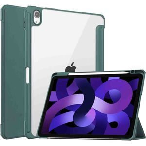 iMoshion Trifold Hardcase Bookcase voor de iPad Air 11 inch (2024) M2 / Air 5 (2022) / Air 4 (2020) - Groen
