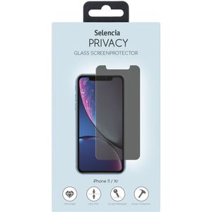 Selencia Gehard Glas Privacy Screenprotector voor iPhone 12 (Pro) / 11 / Xr