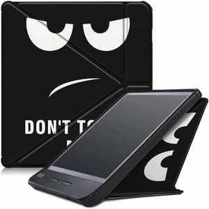 imoshion Ereader Cover / Hoesje Geschikt voor Kobo Libra H2O - imoshion Design Origami Bookcase - Don't touch