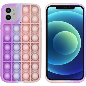 iMoshion Pop It Fidget Toy - Pop It hoesje voor de iPhone 12 (Pro) - Multicolor