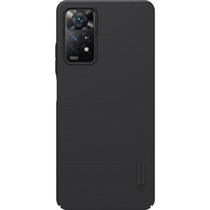 Nillkin Super Frosted Shield Case voor de Xiaomi Redmi Note 11 (4G) / Note 11S (4G) - Zwart