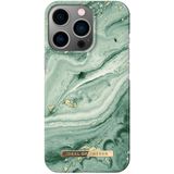 iDeal of Sweden Fashion Backcover voor de iPhone 13 Pro - Mint Swirl Marble