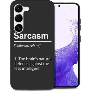 iMoshion Design hoesje voor de Samsung Galaxy S23 - Quotes - Zwart