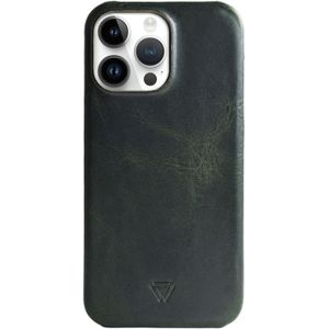 Wachikopa Full Wrap Backcover voor de iPhone 14 Pro - Dark Green