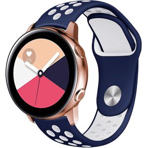 iMoshion Siliconen sport bandje Galaxy Watch 40/42mm / Active 2 42/44mm / Watch 3 41mm - Blauw