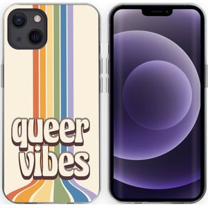 iMoshion Design hoesje voor de iPhone 13 - Rainbow Queer vibes