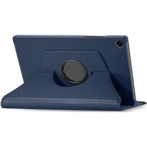 iMoshion 360° draaibare Bookcase voor de Samsung Galaxy Tab A9 8.7 inch - Donkerblauw