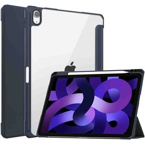 iMoshion Trifold Hardcase Bookcase voor de iPad Air 5 (2022) / Air 4 (2020) - Donkerblauw