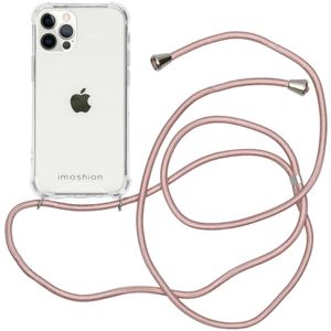iMoshion Backcover met koord voor de iPhone 12 (Pro) - Rosé Goud