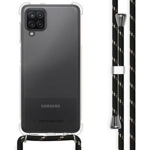 iMoshion Backcover met koord voor de Samsung Galaxy A12 - Zwart Goud