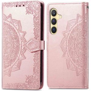 iMoshion Mandala Bookcase voor de Samsung Galaxy S24 - Rosé Goud