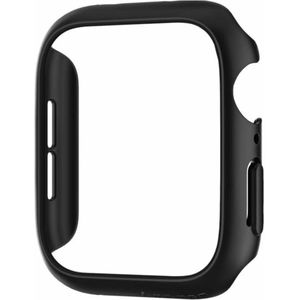 Spigen Thin Fit™ Case voor de Apple Watch Series 4 / 5 / 6 / SE - 44 mm - Zwart