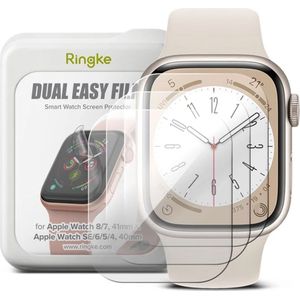 Ringke Dual Easy Screenprotector 3-pack voor de Apple Watch 40mm / 41mm