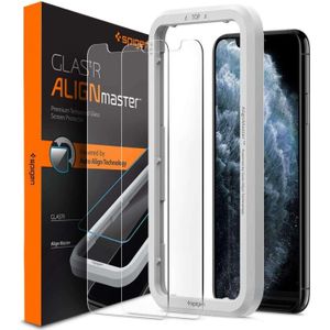 Spigen GLAStR EZ Fit Screenprotector + Applicator voor de iPhone 11