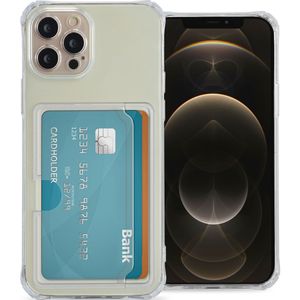 iMoshion Softcase Backcover met pasjeshouder voor de iPhone 12 Pro - Transparant