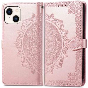 iMoshion Mandala Bookcase voor de iPhone 14 - Rosé Goud
