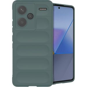 imoshion EasyGrip Backcover voor de Xiaomi Redmi Note 13 Pro Plus (5G) - Donkergroen
