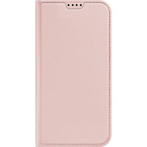 Dux Ducis Slim Softcase Bookcase voor de iPhone 15 Pro - Rosé Goud