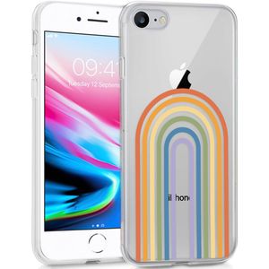 iMoshion Design hoesje voor de iPhone SE (2022 / 2020) / 8 / 7 - Rainbow