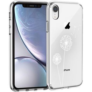 iMoshion Design hoesje voor de iPhone Xr - Paardenbloem - Wit