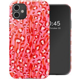 Selencia Vivid Tough Backcover voor de Apple iPhone 11 - Wild Spots Lipstick